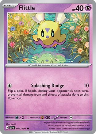 Flittle (94) Reverse Holofoil [SV: Surging Sparks] Pokemon Single Pokémon