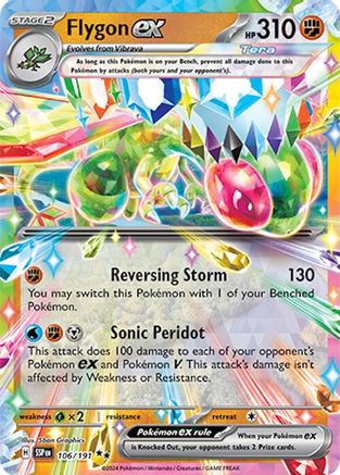 Flygon ex - 106/191 Holofoil [SV: Surging Sparks] Pokemon Single Pokémon
