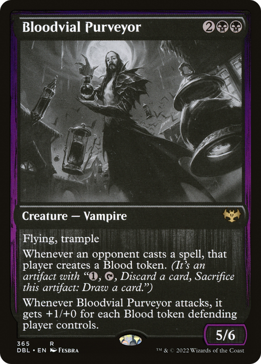 Bloodvial Purveyor (DBL-365) [Innistrad: Double Feature] Foil MTG Single Wizards of the Coast