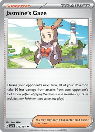 Jasmine's Gaze - 178/191 Reverse Holofoil [SV: Surging Sparks] Pokemon Single Pokémon