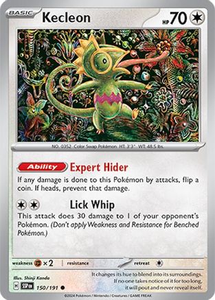 Kecleon - 150/191 [SV: Surging Sparks] Pokemon Single Pokémon