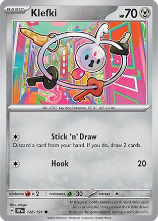 Klefki (128) Reverse Holofoil [SV: Surging Sparks] Pokemon Single Pokémon