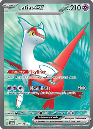 Latias ex - 220/191 Holofoil [SV: Surging Sparks] Pokemon Single Pokémon