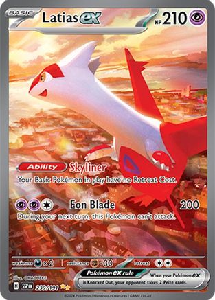 Latias ex - 239/191 Holofoil [SV: Surging Sparks] Pokemon Single Pokémon