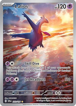Latios - 203/191 Holofoil [SV: Surging Sparks] Pokemon Single Pokémon