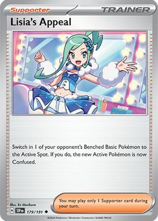 Lisia's Appeal - 179/191 [SV: Surging Sparks] Pokemon Single Pokémon