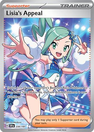 Lisia's Appeal - 234/191 Holofoil [SV: Surging Sparks] Pokemon Single Pokémon