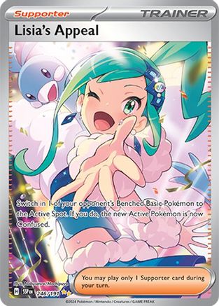 Lisia's Appeal - 246/191 Holofoil [SV: Surging Sparks] Pokemon Single Pokémon