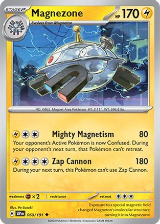 Magnezone (60) Reverse Holofoil [SV: Surging Sparks] Pokemon Single Pokémon