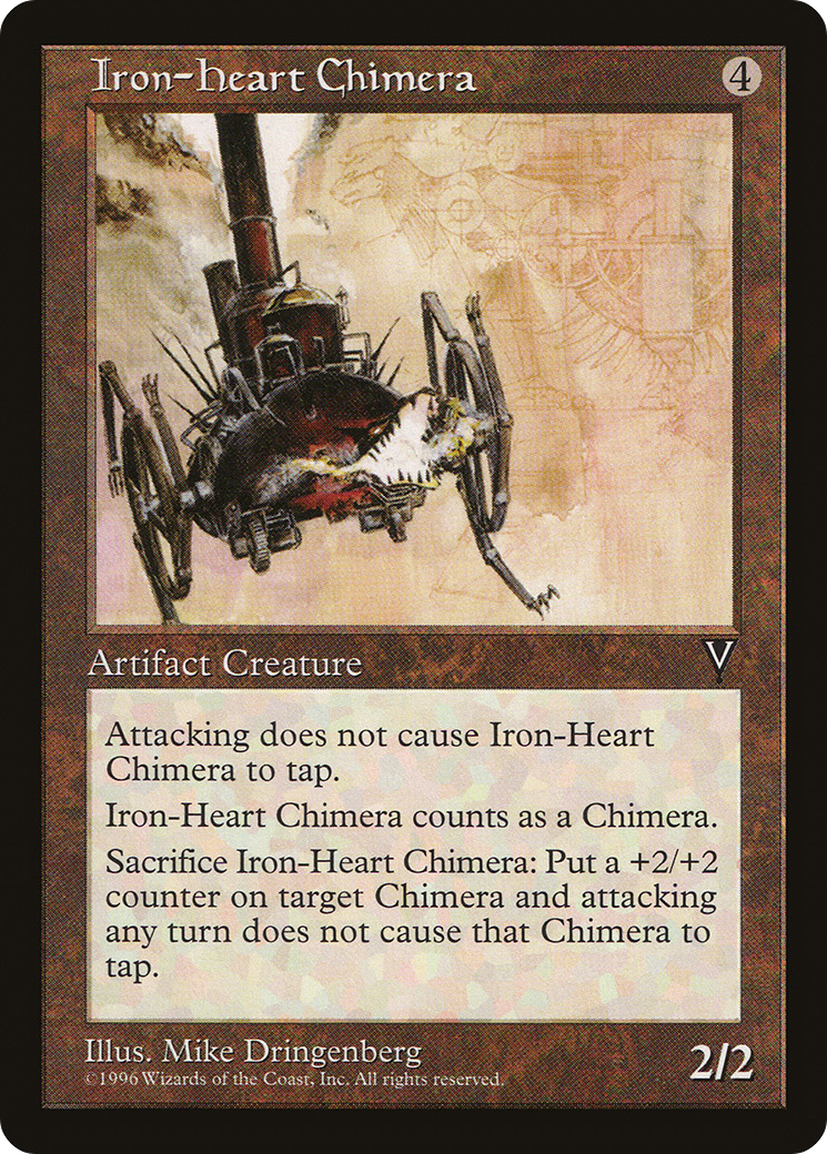 Iron-Heart Chimera (VIS-) [Visions] MTG Single Wizards of the Coast