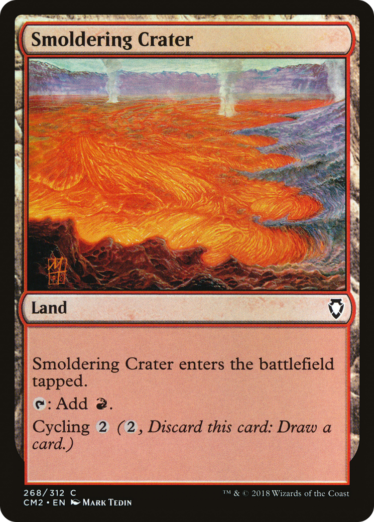 Smoldering Crater (CM2-268) [Commander Anthology Volume II] MTG Single Wizards of the Coast