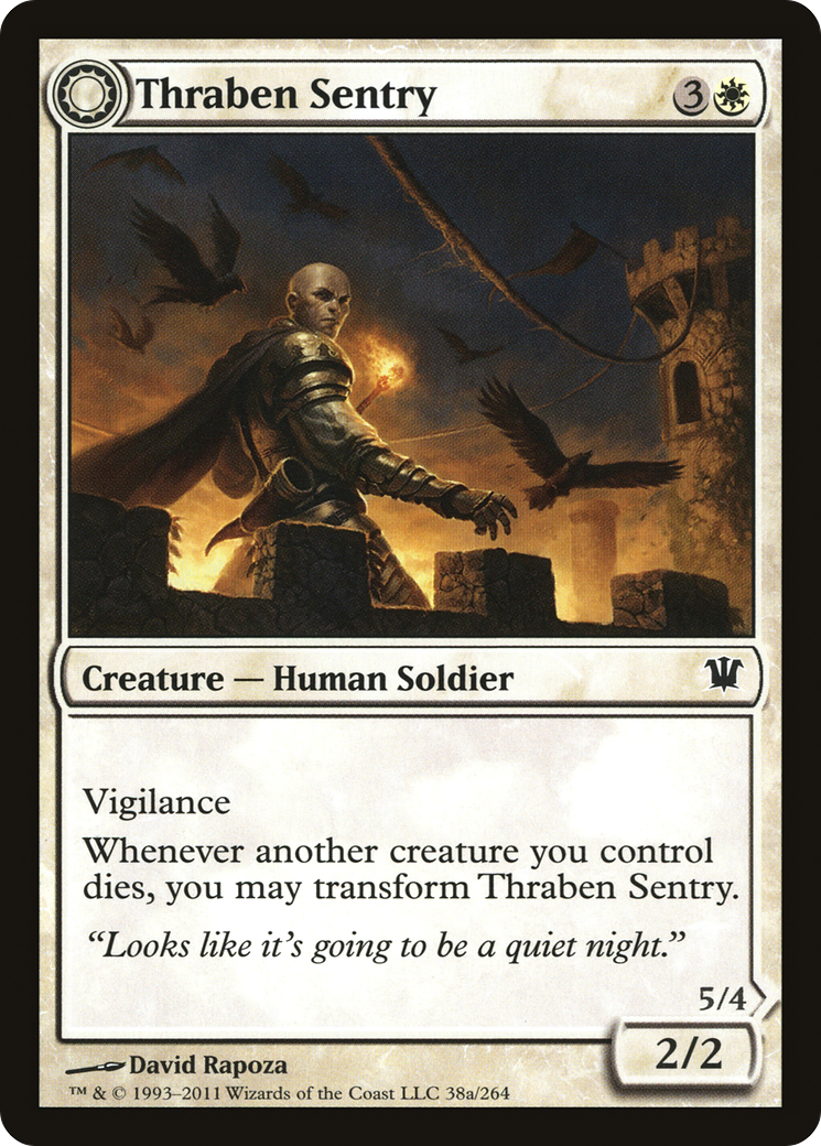 Thraben Sentry (ISD-038) [Innistrad] MTG Single Wizards of the Coast