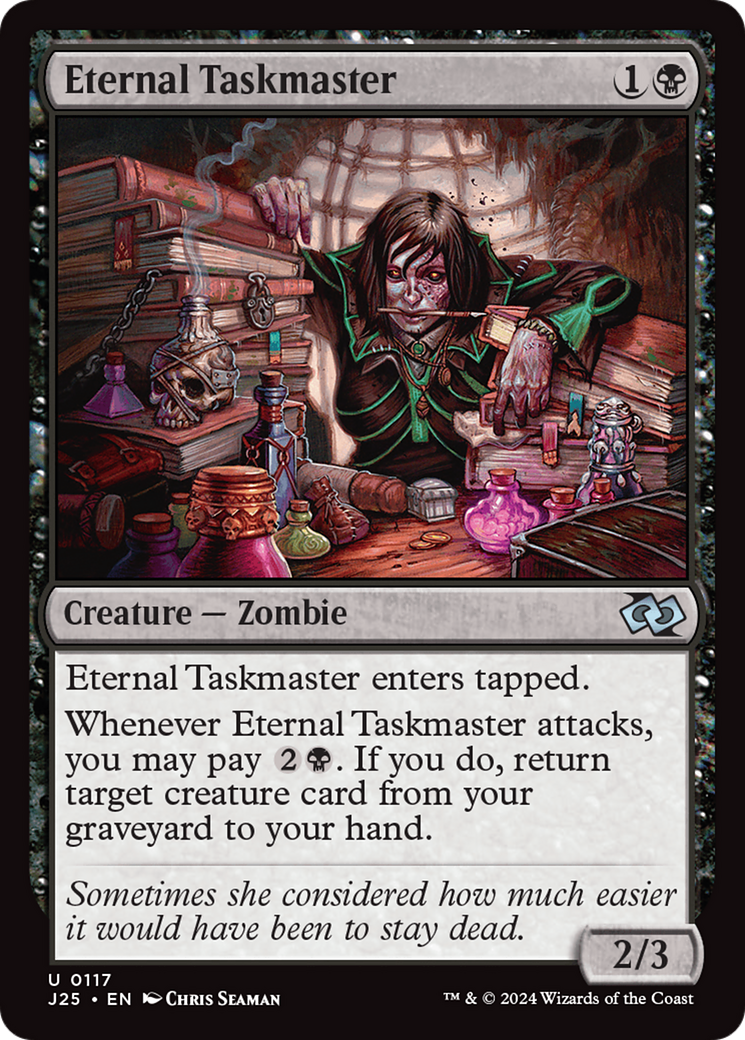 Eternal Taskmaster (J25-117) [Foundations Jumpstart] MTG Single Wizards of the Coast