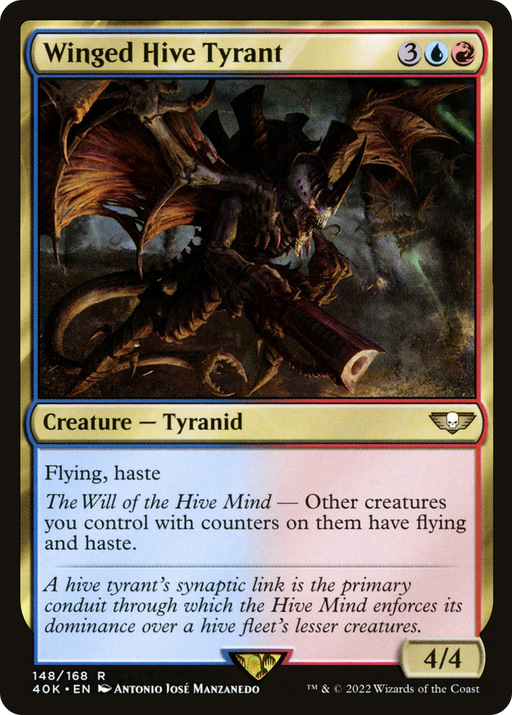 Winged Hive Tyrant (40K-148) [Warhammer 40,000 Commander] MTG Single Wizards of the Coast