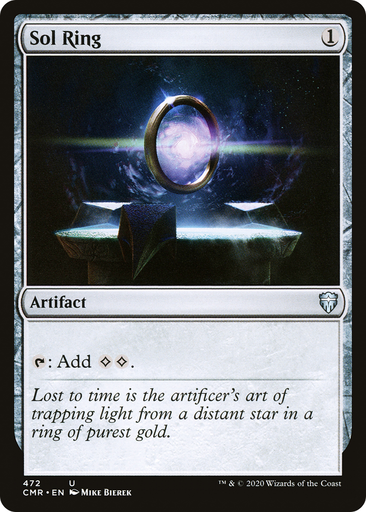 Sol Ring (CMR-472) [Commander Legends] MTG Single Wizards of the Coast