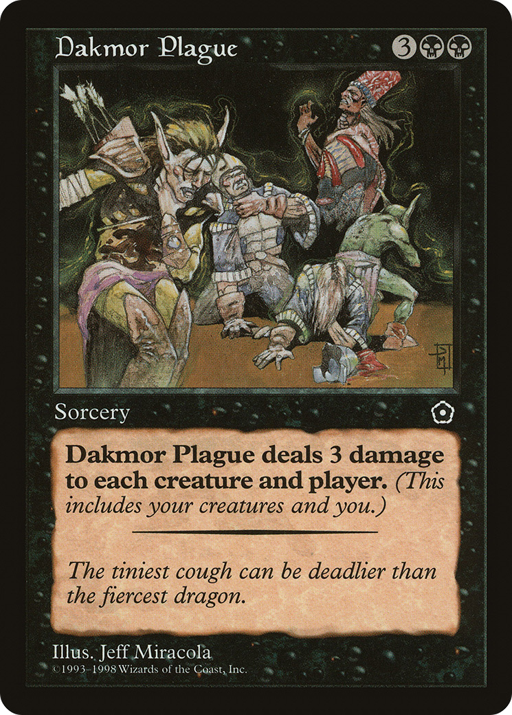 Dakmor Plague (P02-) [Misc] Portal Second Age MTG Single Wizards of the Coast