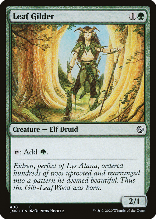 Leaf Gilder (JMP-408) [Jumpstart] MTG Single Wizards of the Coast