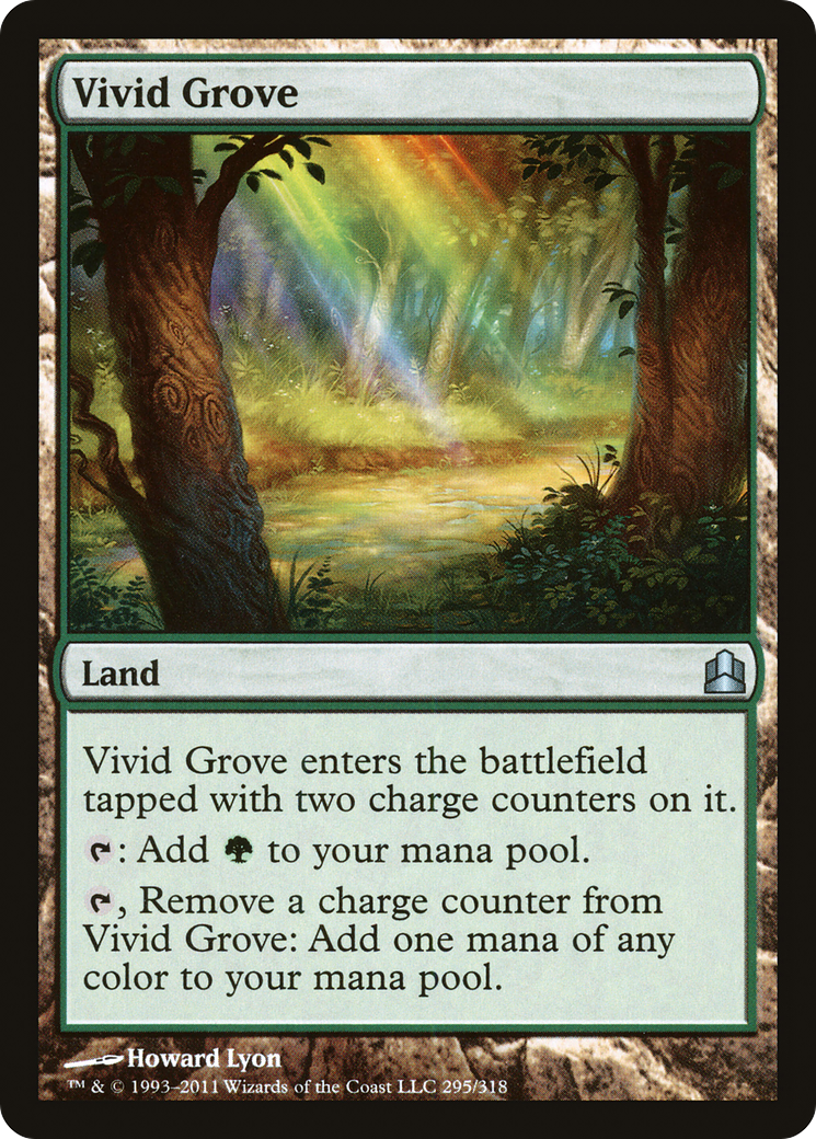 Vivid Grove (CMD-295) [Commander 2011] MTG Single Wizards of the Coast