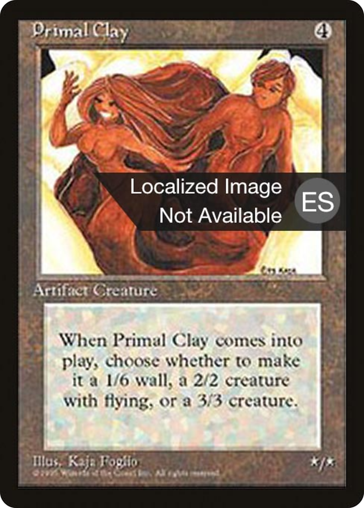 Primal Clay (4BB-342) [Fourth Edition Foreign Black Border] MTG Single Wizards of the Coast
