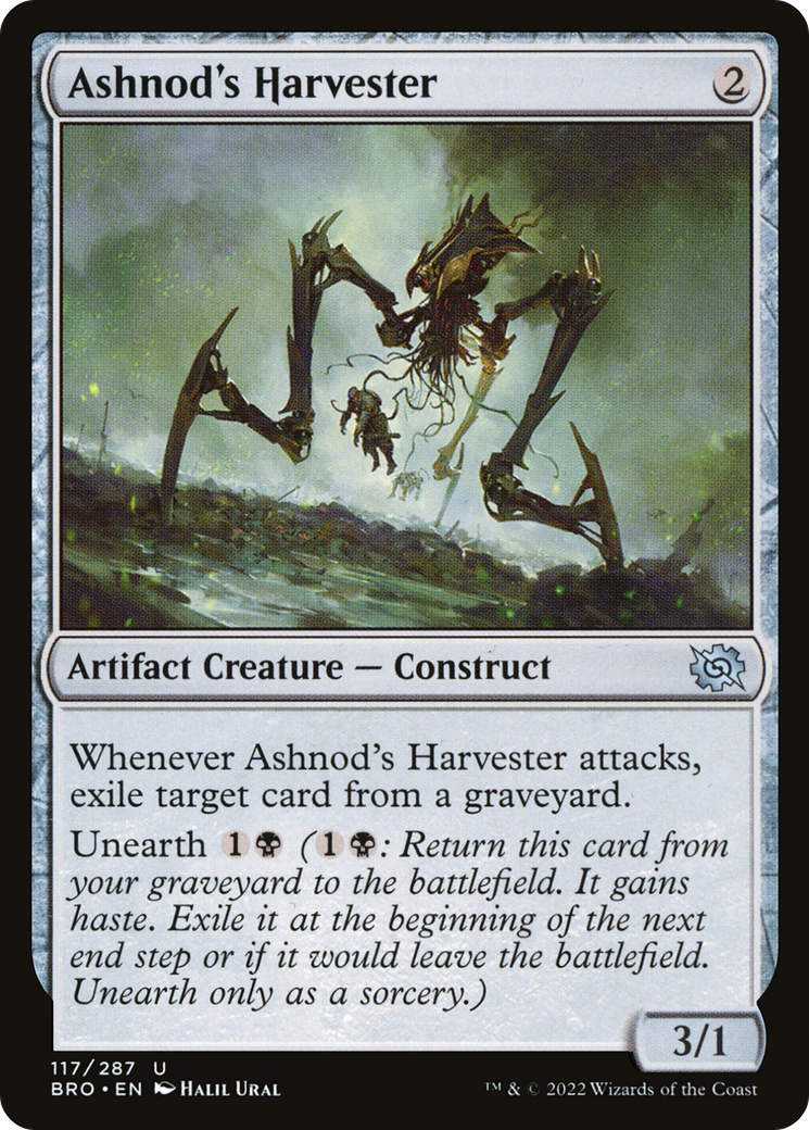 Ashnod's Harvester (BRO-117) [The Brothers' War] MTG Single Wizards of the Coast