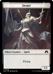 Phyrexian Germ // Spirit (0008) Double-Sided Token [Tokens] Modern Horizons 3 Tokens MTG Single Magic: The Gathering