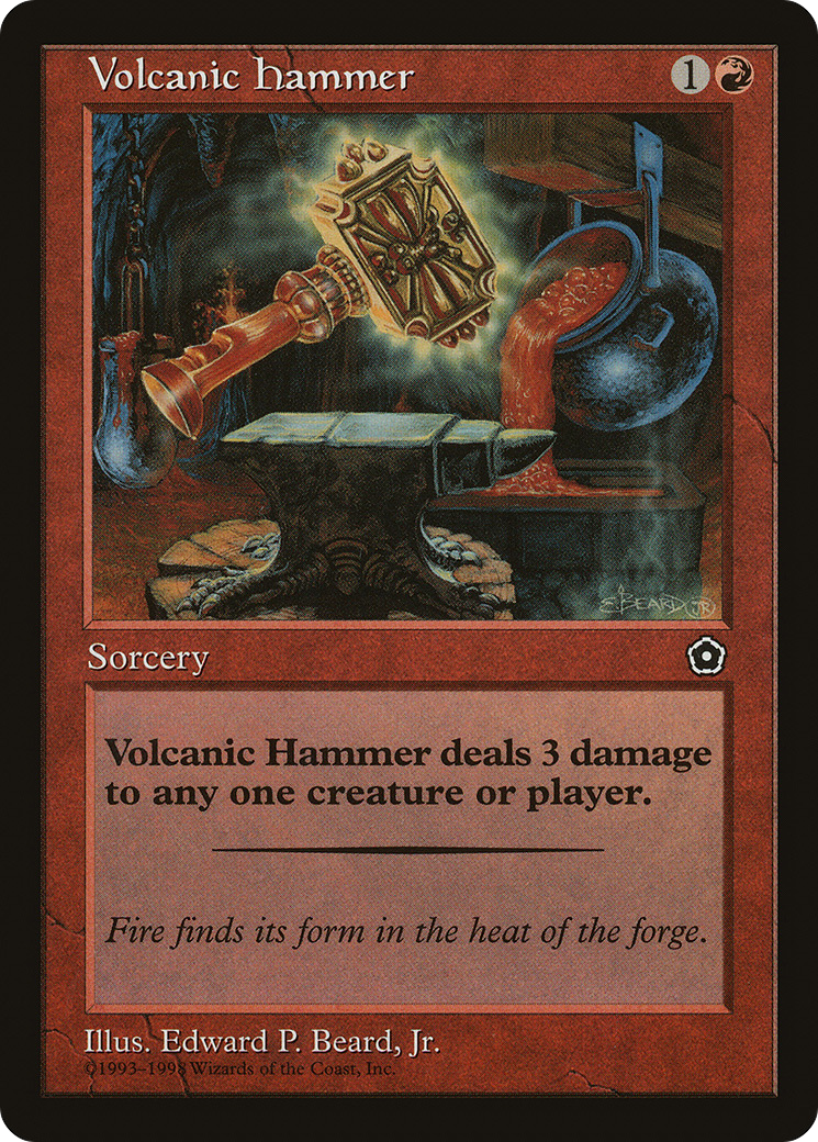 Volcanic Hammer (P02-) [Misc] Portal Second Age MTG Single Wizards of the Coast