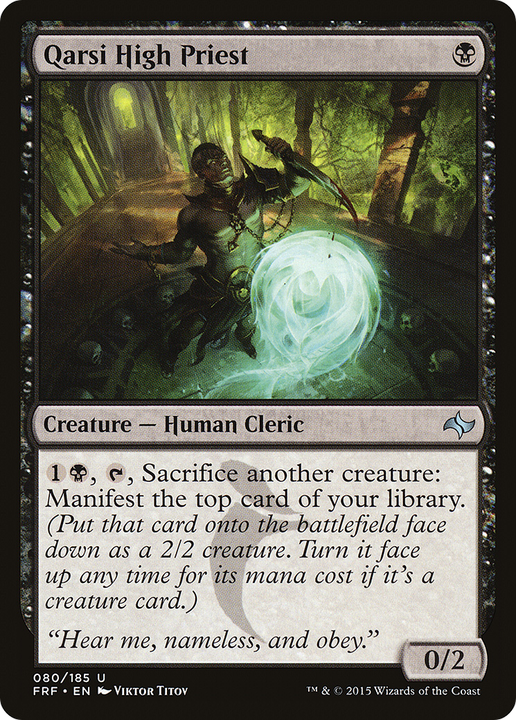 Qarsi High Priest (FRF-080) [Fate Reforged] Foil MTG Single Wizards of the Coast