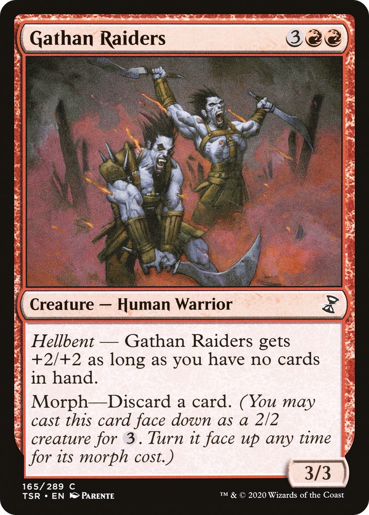 Gathan Raiders (TSR-165) [Time Spiral Remastered] MTG Single Wizards of the Coast