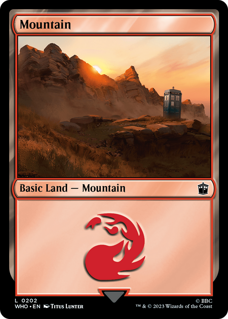 Mountain (0202) (WHO-202) [Doctor Who] MTG Single Wizards of the Coast