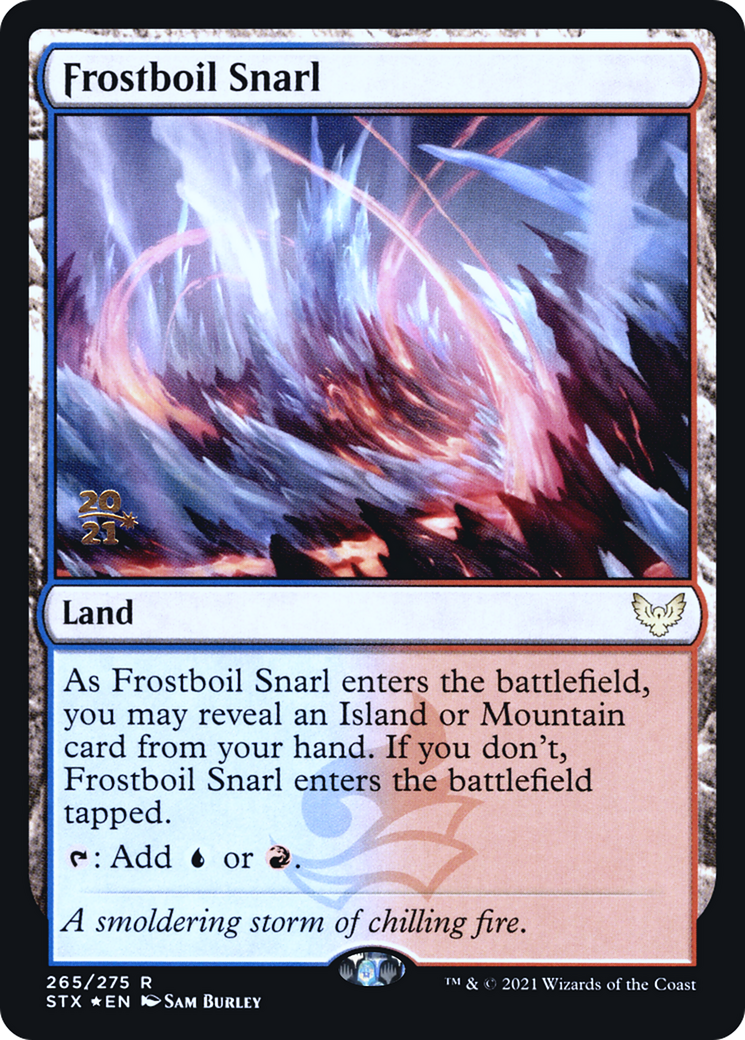 Frostboil Snarl (PRE-265) [Strixhaven: School of Mages Promos] Foil MTG Single Wizards of the Coast