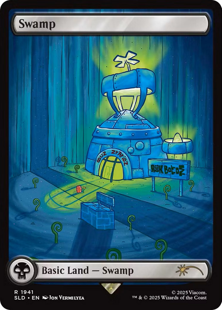 Swamp (1941) (SLD-1941) [Secret Lair] Drop MTG Single Wizards of the Coast