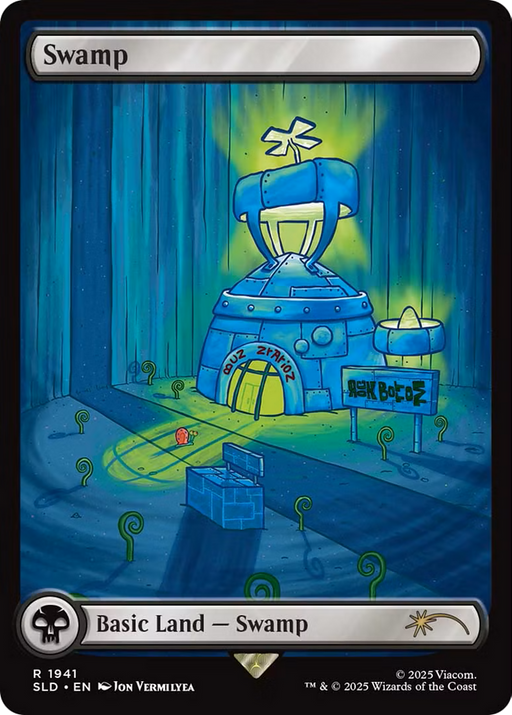 Swamp (1941) (SLD-1941) [Secret Lair] Drop MTG Single Wizards of the Coast