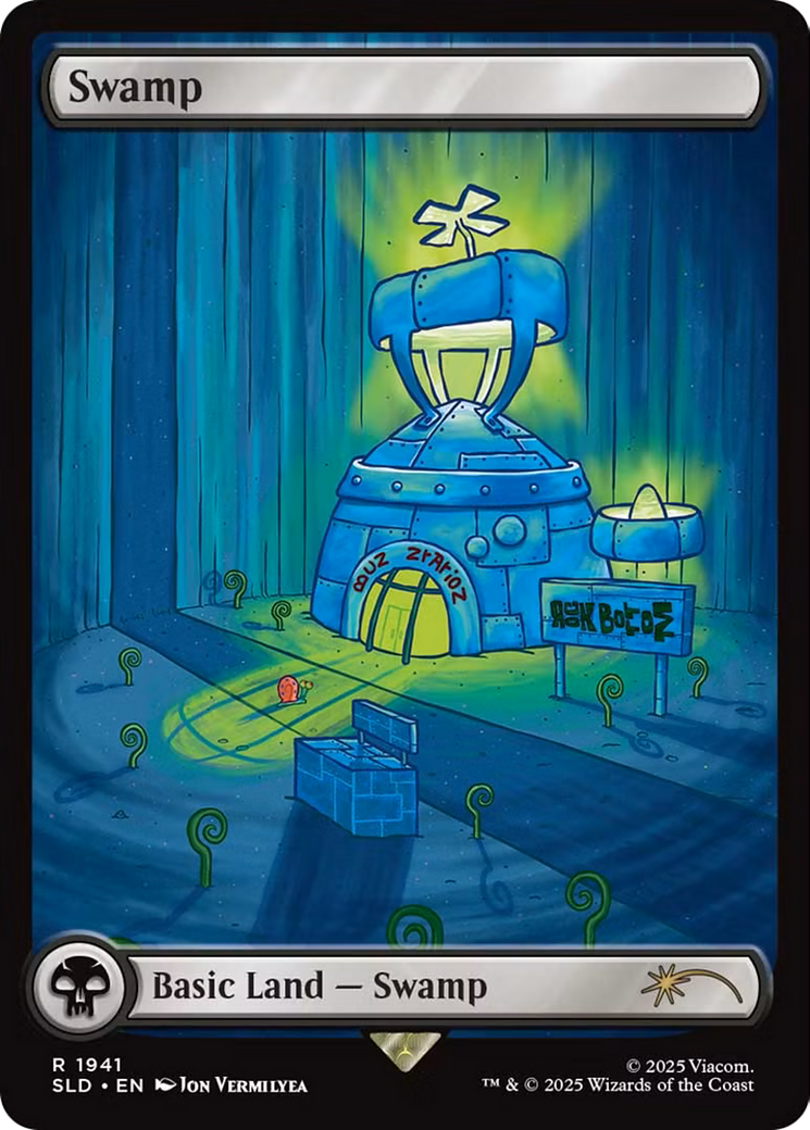 Swamp (1941) (SLD-1941) [Secret Lair] Drop Foil MTG Single Wizards of the Coast