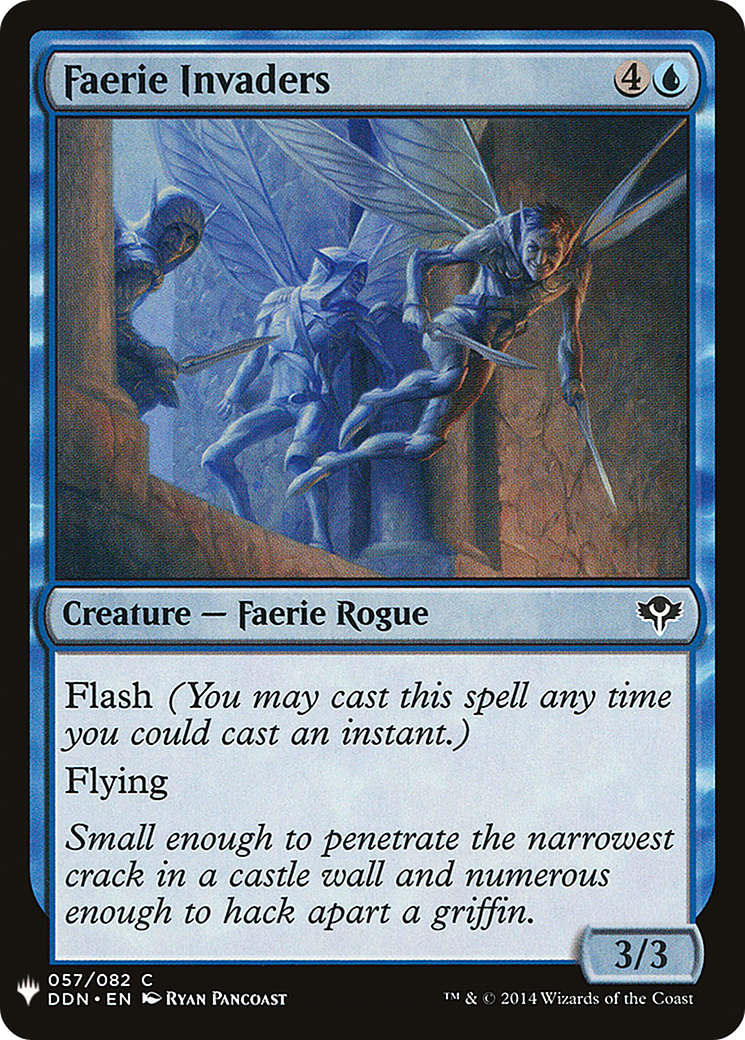 Faerie Invaders (LIST-DDN-57) [Mystery Booster] The List MTG Single Wizards of the Coast