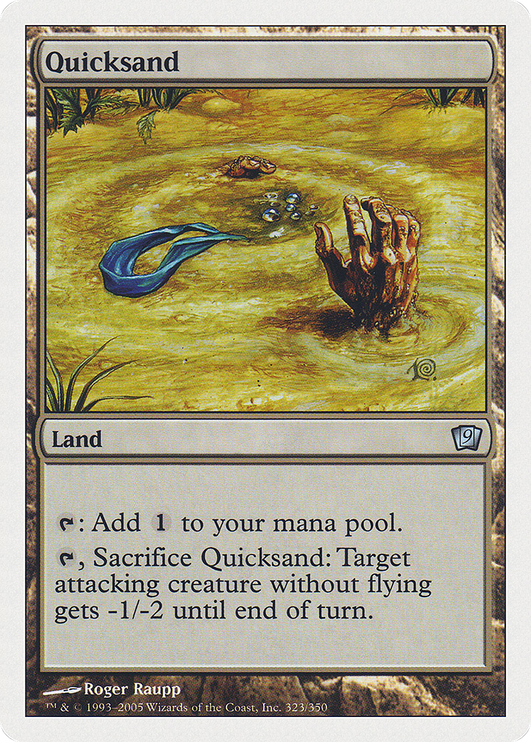 Quicksand (9ED-) [9th Edition] MTG Single Wizards of the Coast