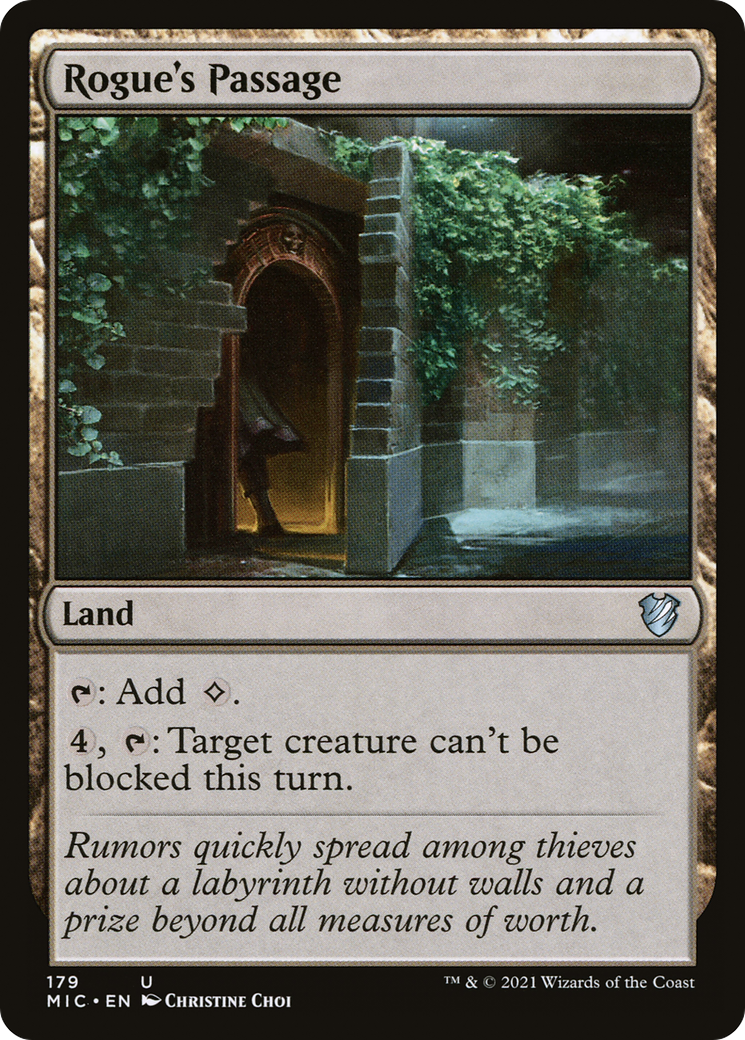 Rogue's Passage (MIC-179) [Midnight Hunt Commander] MTG Single Wizards of the Coast