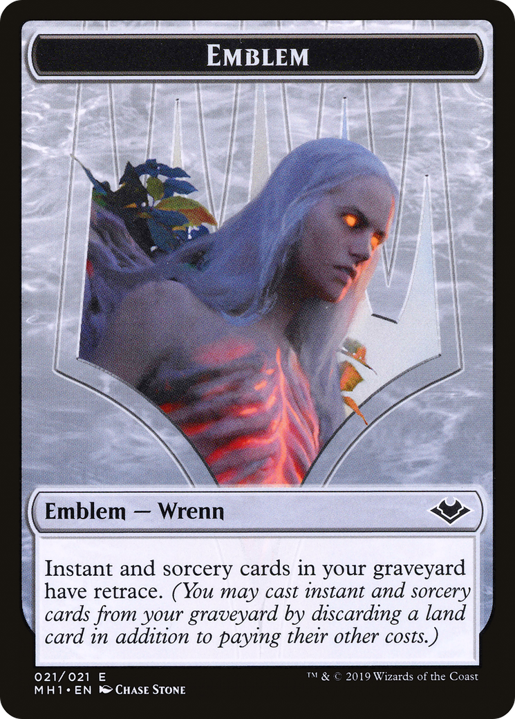 Wrenn and Six Emblem (TMH1-021) [Tokens] Modern Horizons Tokens MTG Single Wizards of the Coast