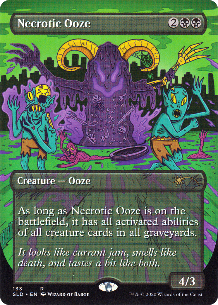 Necrotic Ooze (SLD-133) [Secret Lair] Drop (Borderless) MTG Single Wizards of the Coast