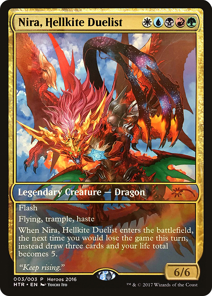 Nira, Hellkite Duelist (UMP-003) [Misc] 2016 Heroes of the Realm MTG Single Wizards of the Coast