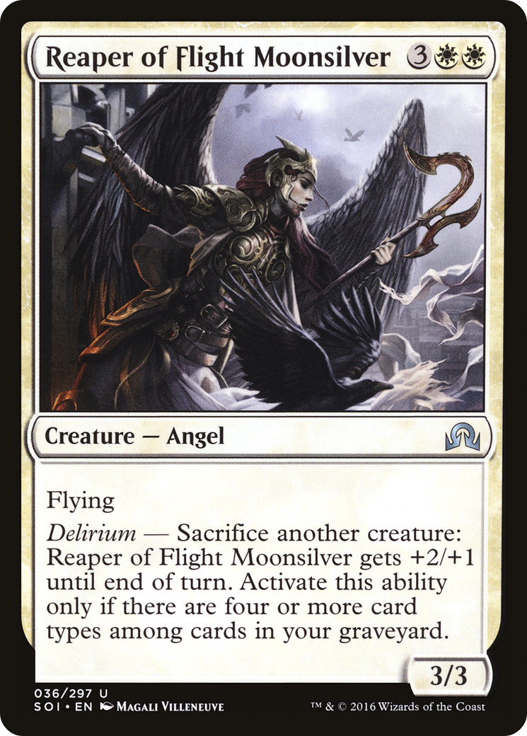 Reaper of Flight Moonsilver (SOI-036) [Shadows over Innistrad] MTG Single Wizards of the Coast