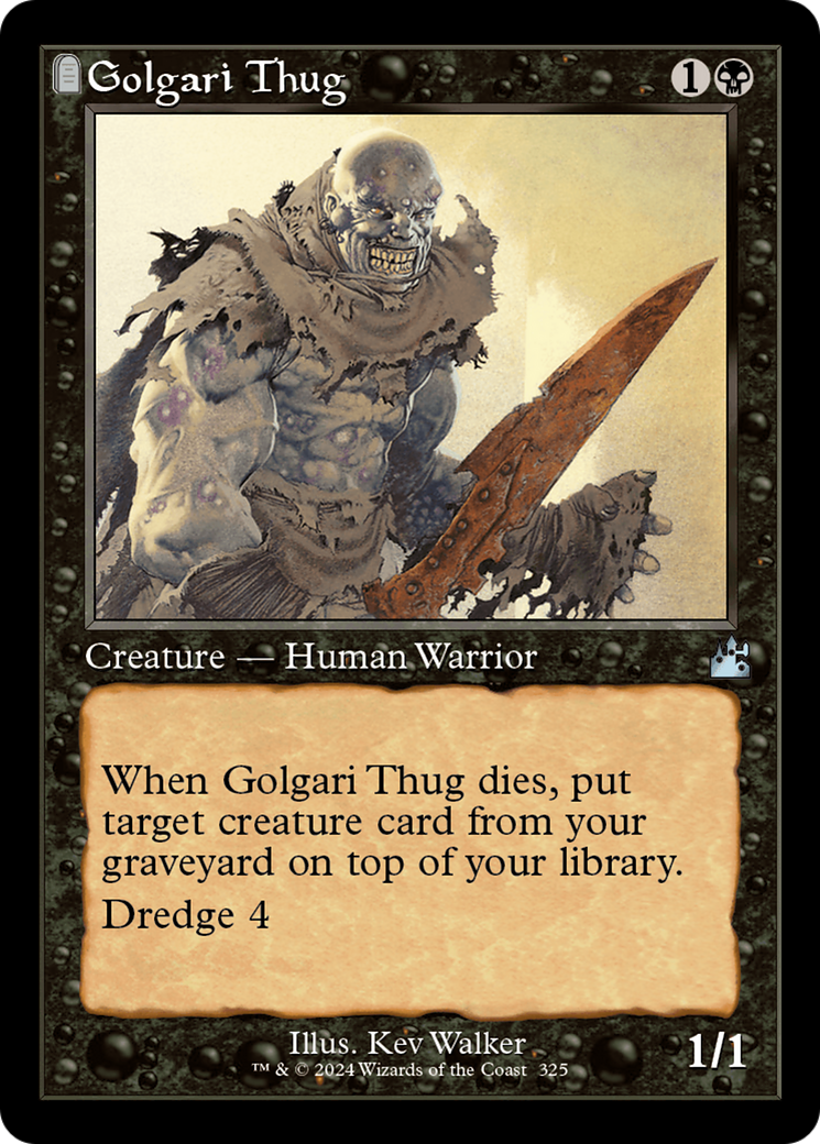 Golgari Thug (RVR-325) [Ravnica Remastered] Foil MTG Single Wizards of the Coast
