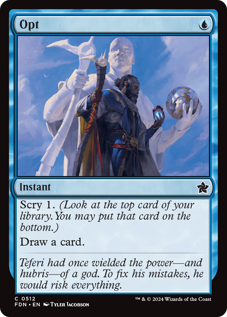 Opt (FDN-512) [Foundations] MTG Single Wizards of the Coast
