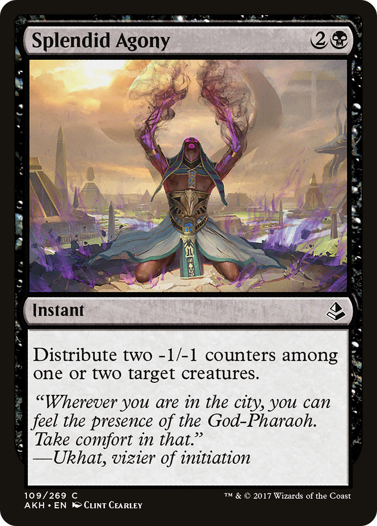 Splendid Agony (AKH-109) [Amonkhet] Foil MTG Single Wizards of the Coast