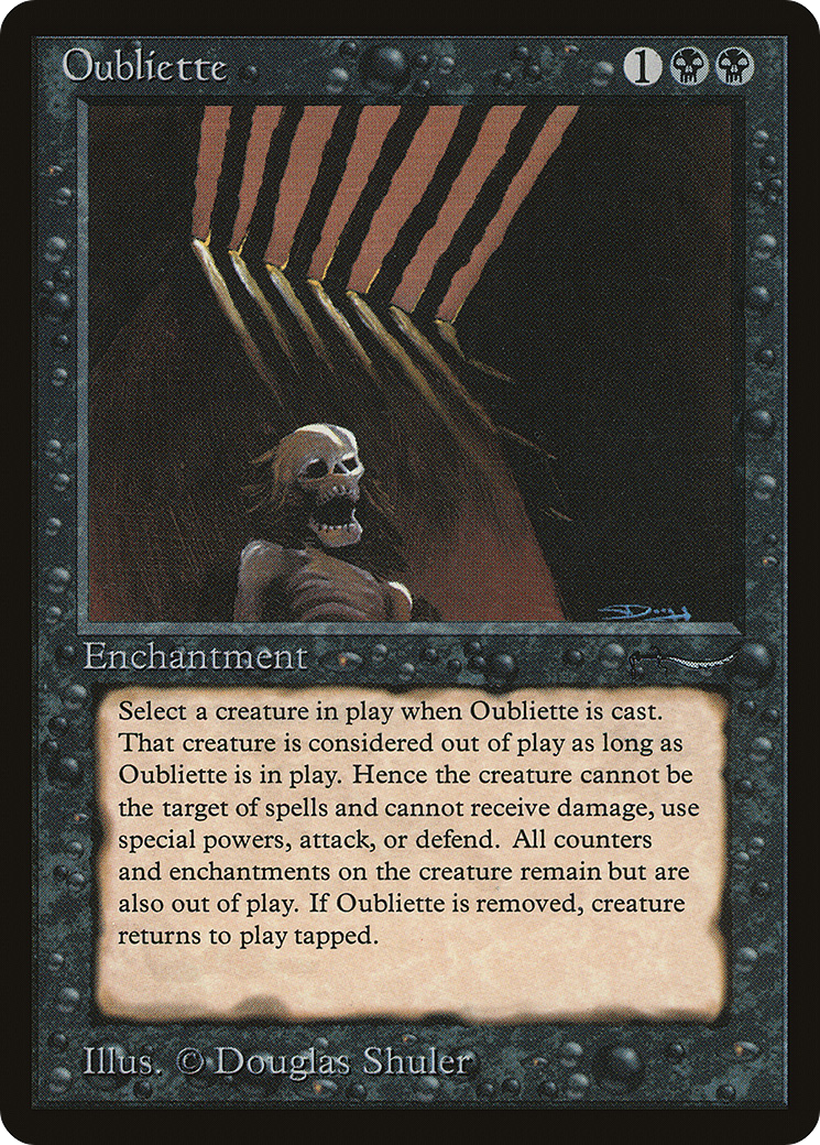 Oubliette (Light) (ARN-) [Oldschool] Arabian Nights MTG Single Wizards of the Coast