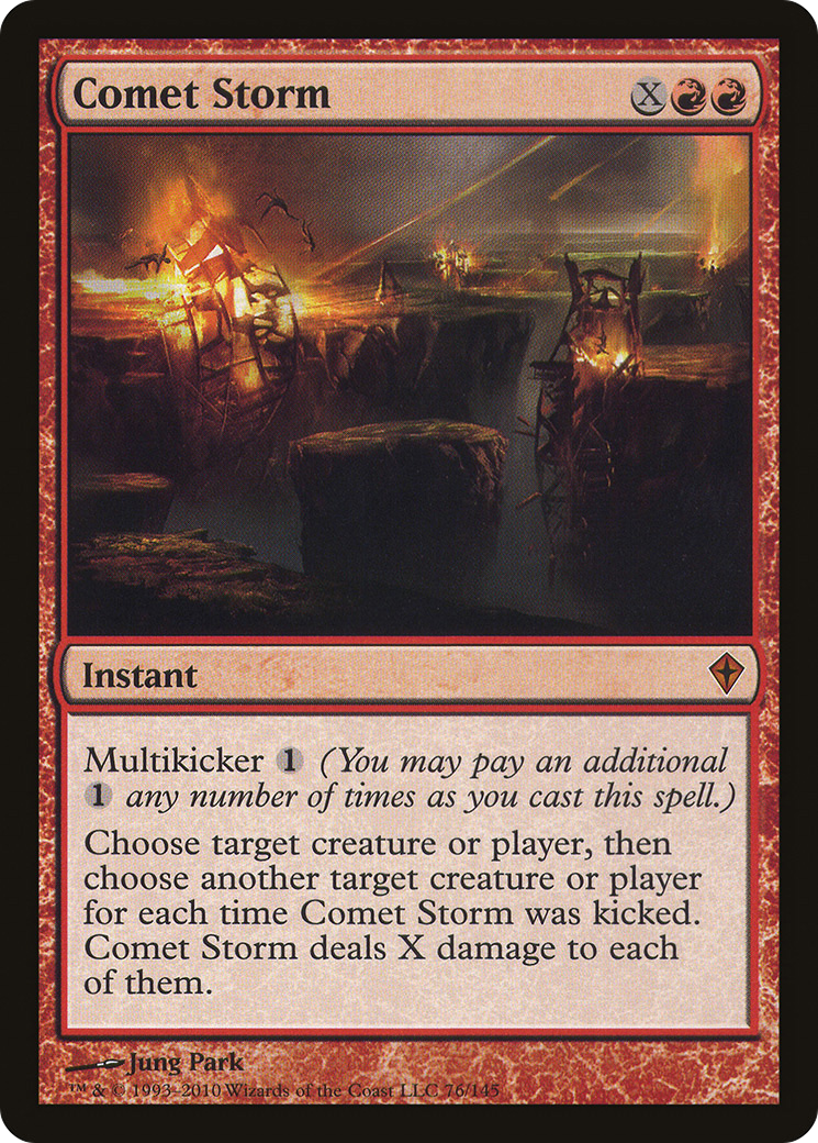 Comet Storm (WWK-076) [Worldwake] Foil MTG Single Wizards of the Coast