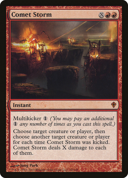 Comet Storm (WWK-076) [Worldwake] Foil MTG Single Wizards of the Coast