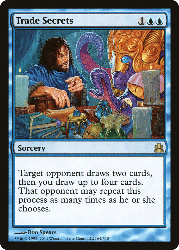 Trade Secrets (CMD-064) [Commander 2011] MTG Single Wizards of the Coast