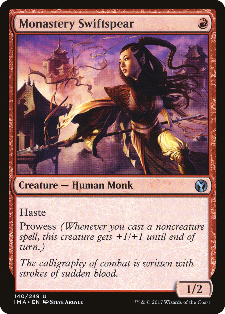 Monastery Swiftspear (IMA-140) [Iconic Masters] MTG Single Wizards of the Coast