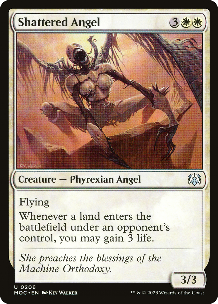 Shattered Angel (MOC-206) [March of the Machine Commander] MTG Single Wizards of the Coast