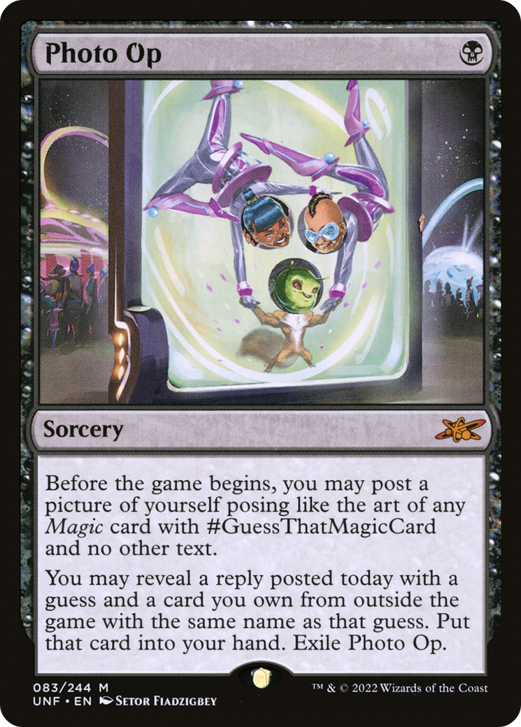 Photo Op (UNF-083) [Unfinity] MTG Single Wizards of the Coast